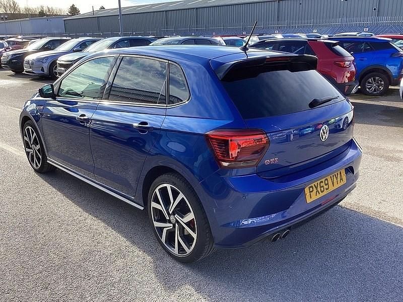 Used VW Polo GTI 200 HP (147 kW) 2019 Blue Hatchback