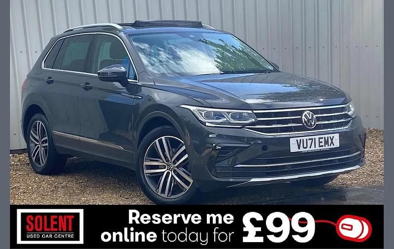 Grey Used 2021 VW Tiguan Elegance SUV | £18,990 (Fair price) - Image 1/4