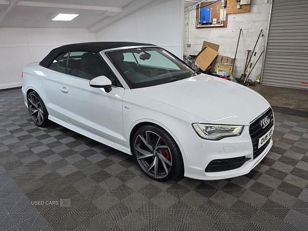 Used Audi A3 Cabriolet S-Line 2015 White Cabriolet