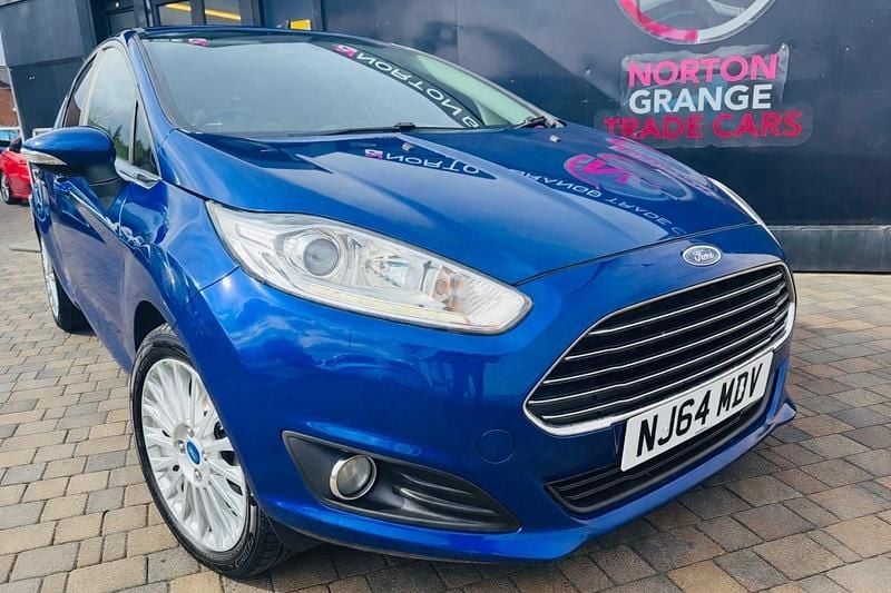 Used Ford Fiesta Titanium 2014 Blue Hatchback