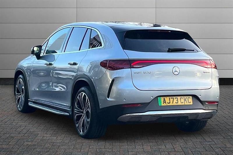 Used Mercedes EQE500 Business 300 kW (408 HP) 2023 High tech silver Estate