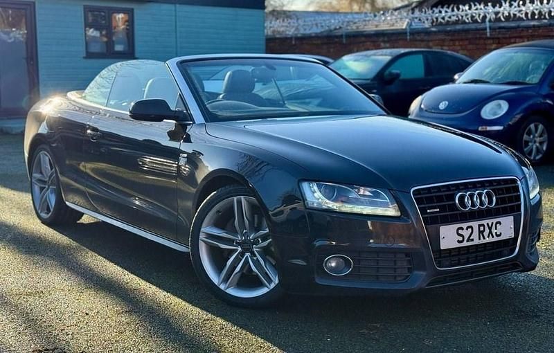 Black Used 2009 Audi A5 Cabriolet S-Line Cabriolet | £4,800 (Fair price) - Image 1/4