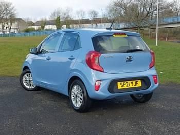 Used Kia Picanto 2021 Blue Hatchback