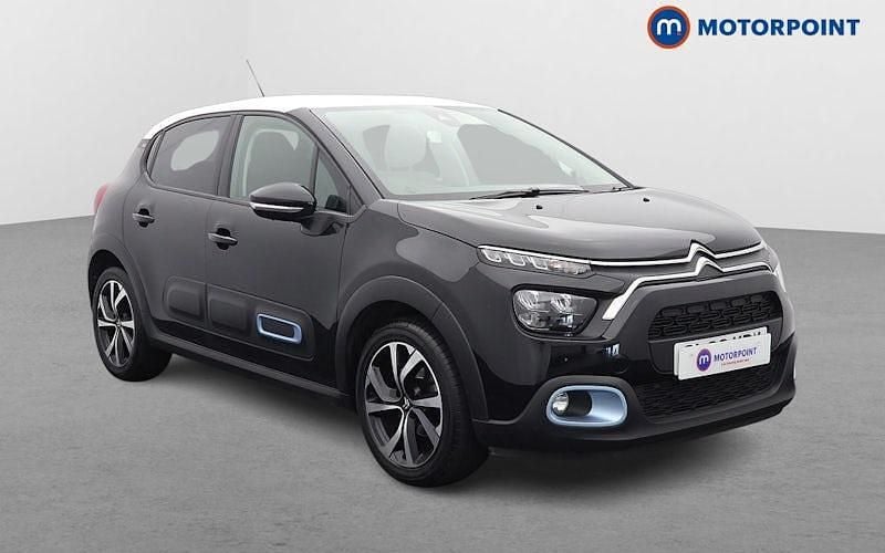 Black Used 2022 Citroën C3 PureTech Hatchback | £11,699 (Fair price) - Image 1/4