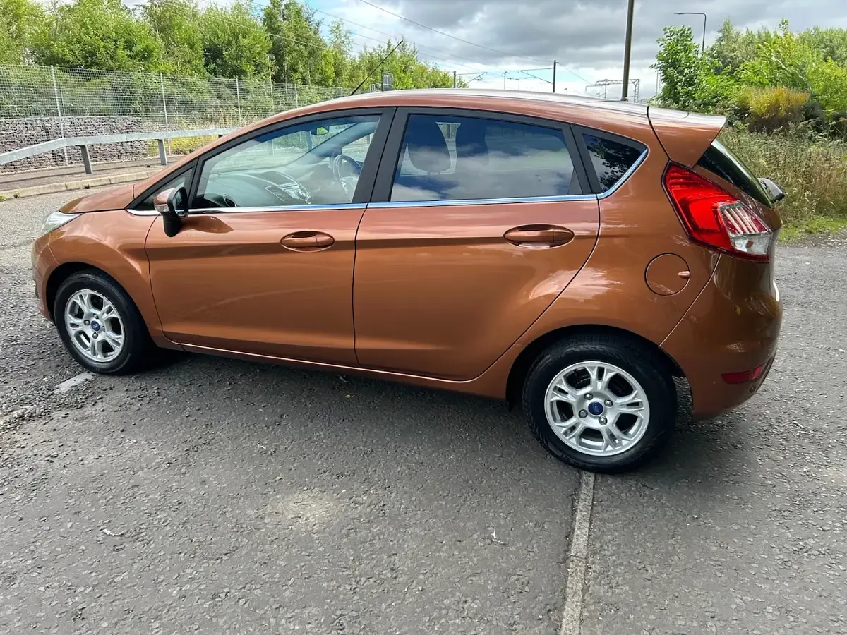 Used Ford Fiesta Titanium 75 HP (55 kW) 2016 Brown Hatchback