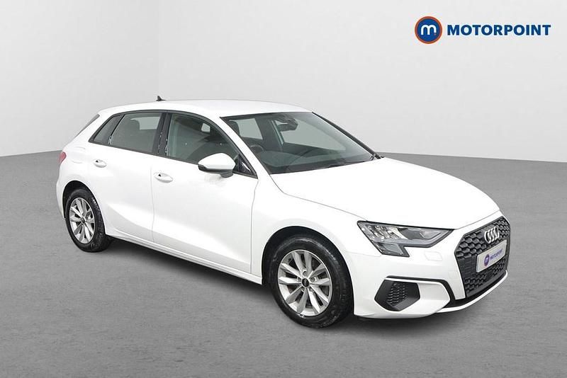 White Used 2021 Audi A3 Hatchback | £19,449 (Fair price) - Image 1/4