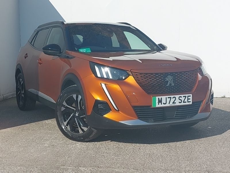 Orange Used 2022 Peugeot e-2008 GTi SUV | £15,998 (Fair price) - Image 1/4