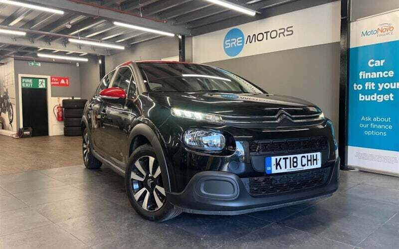 Black Used 2018 Citroën C3 Feel Hatchback | £5,995 (Good price) - Image 1/4