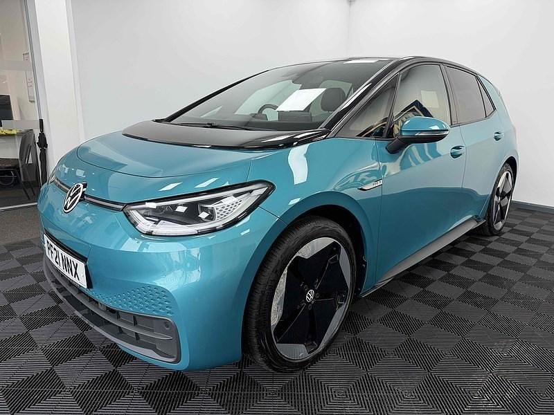 Used VW ID.3 Pro 150 kW (204 HP) 2021 Turquoise Hatchback