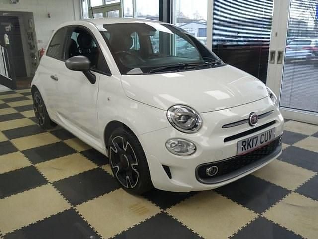 Used Fiat 500 S 69 HP (50 kW) 2017 White Hatchback