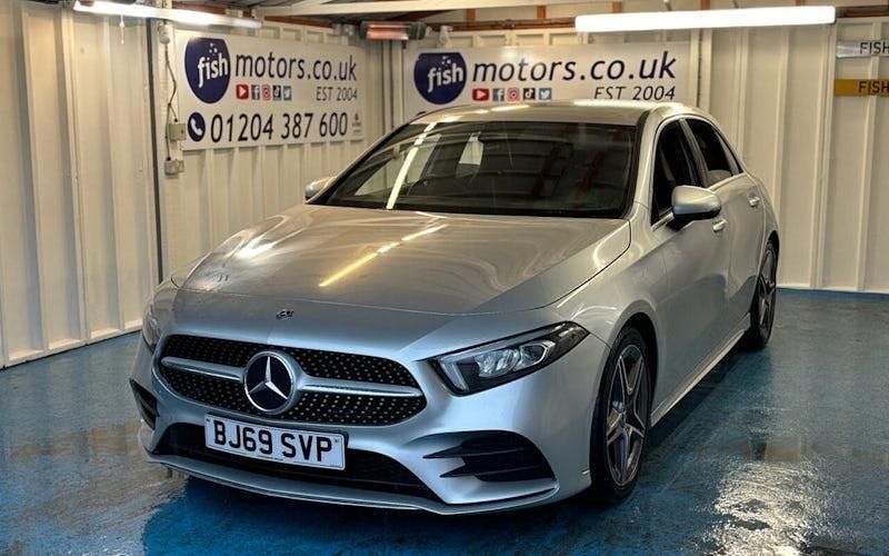 Silver Used 2019 Mercedes A200 AMG line Hatchback | £14,990 (Good price) - Image 1/3