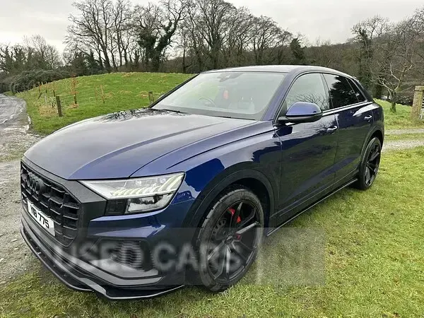Used Audi Q8 S-Line 286 HP (210 kW) 2019 Blue SUV