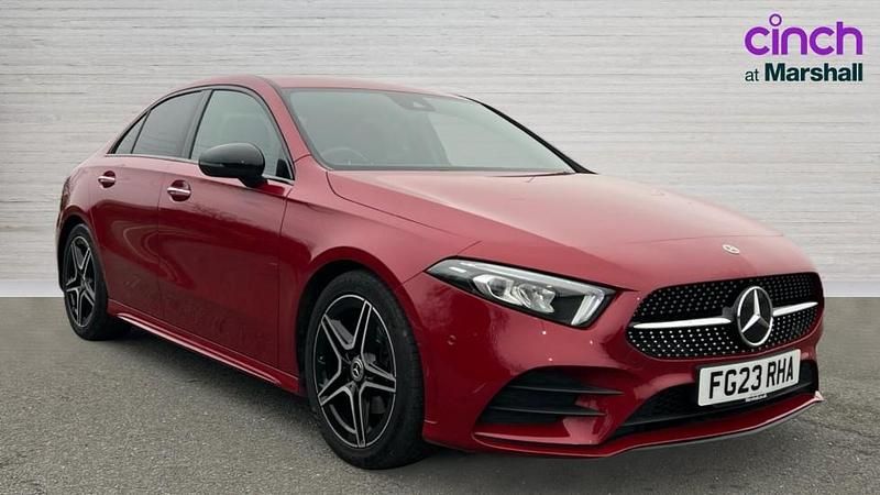 Used Mercedes A200 AMG Line Premium 163 HP (119 kW) 2023 Red Sedan