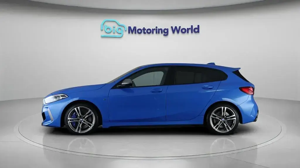 Used BMW M135 M Sport 306 HP (225 kW) 2022 Blue Hatchback