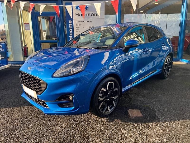 Used Ford Puma ST-Line X 125 HP (91 kW) 2024 Blue Hatchback