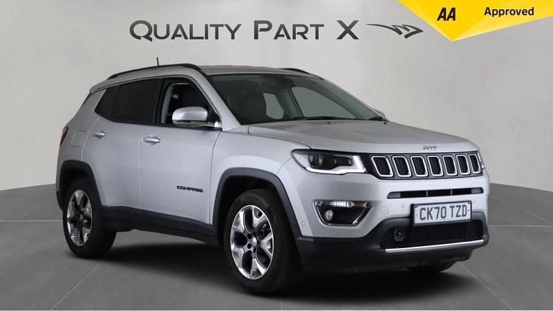 Grey Used 2020 Jeep Compass Limited SUV | £11,445 (Fair price) - Image 1/4