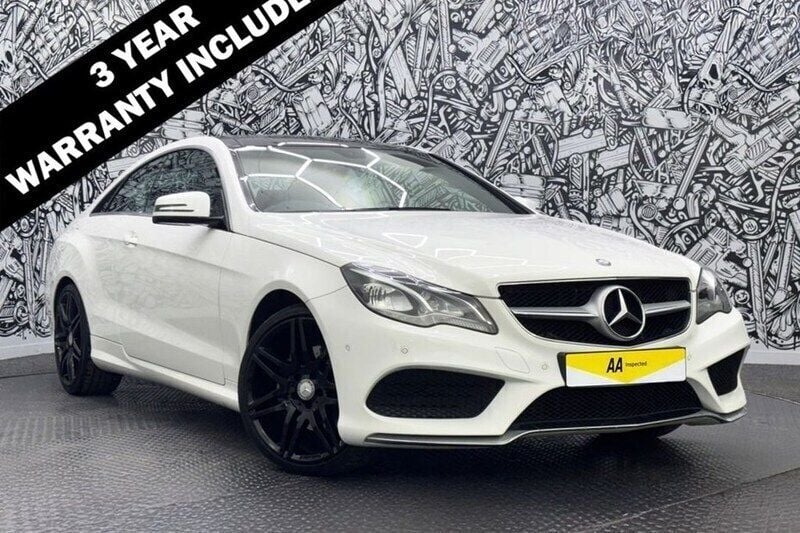 White Used 2014 Mercedes E220 AMG Coupe | £7,295 (Fair price) - Image 1/1