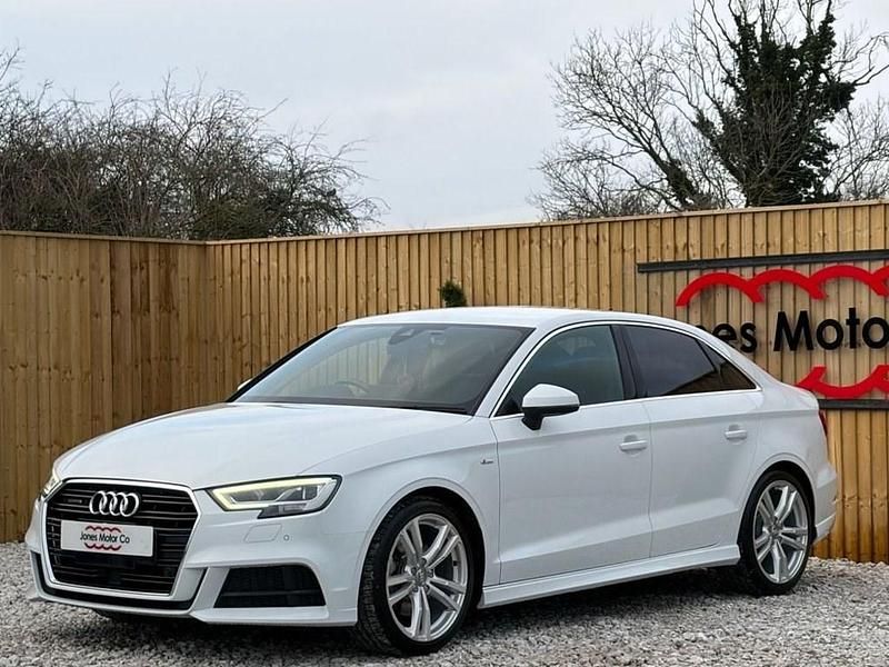 Used Audi A3 S-Line 190 HP (139 kW) 2019 White Sedan