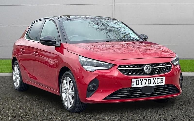 Used Vauxhall Corsa Elite 101 HP (74 kW) 2020 Red Hatchback