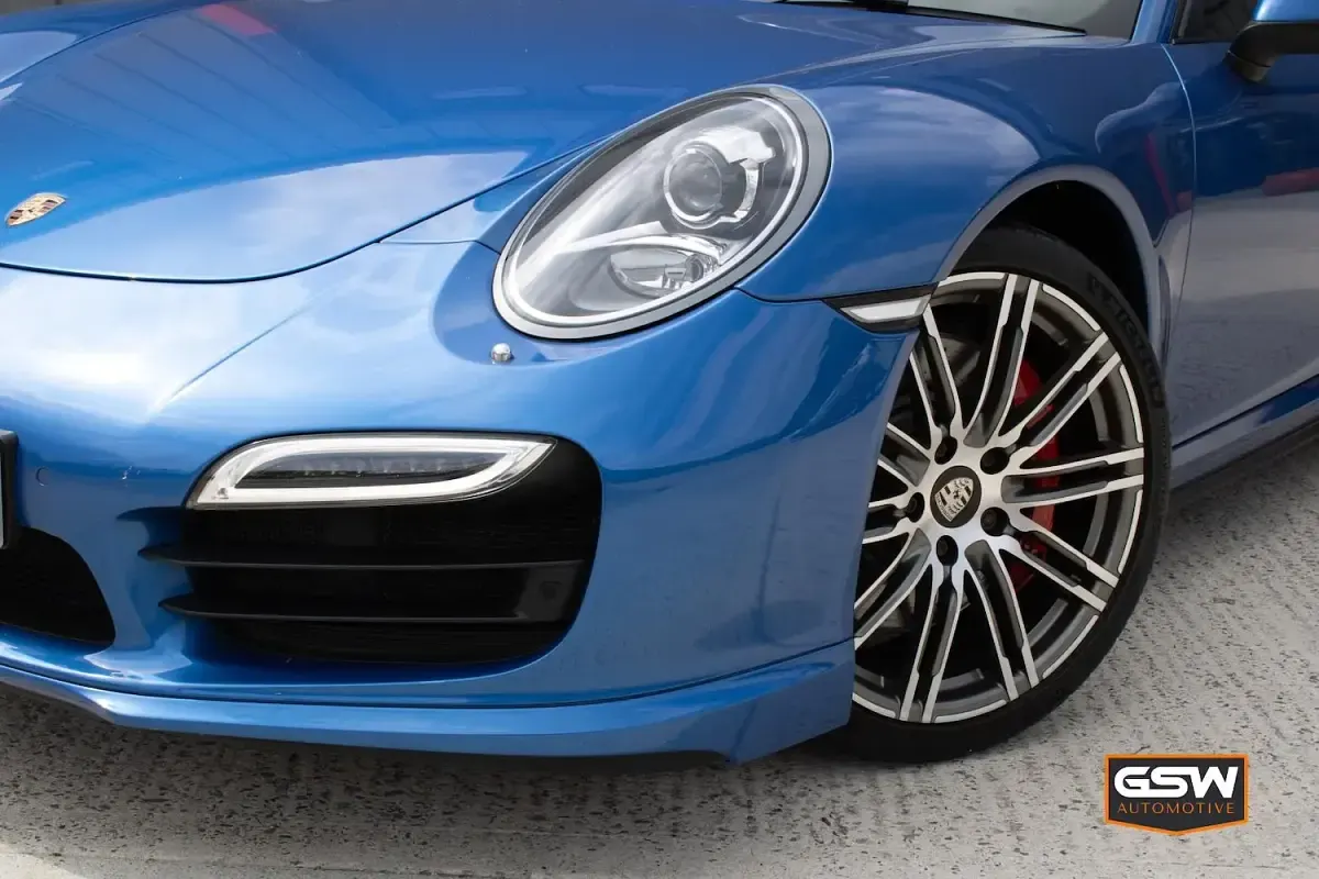 Used Porsche 991 500 HP (367 kW) 2014 Blue Coupe