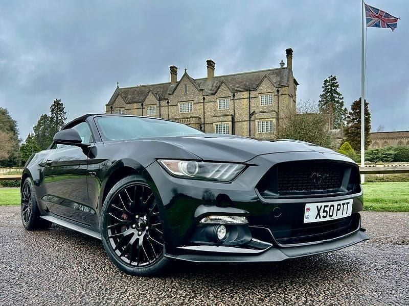 Used Ford Mustang GT Convertible 416 HP (305 kW) 2016 Black Cabriolet