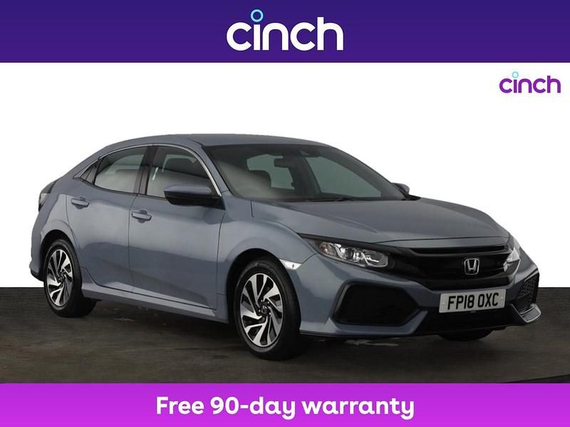 Grey Used 2018 Honda Civic SE Hatchback | £10,199 (Fair price) - Image 1/3