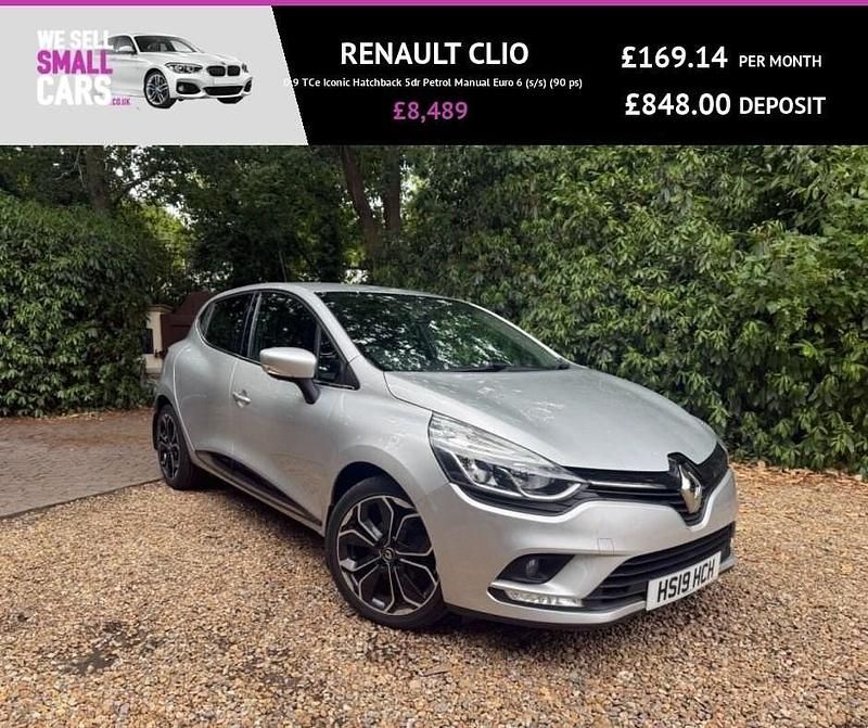 Silver Used 2019 Renault Clio IV Iconic Hatchback | £8,489 (Fair price) - Image 1/3