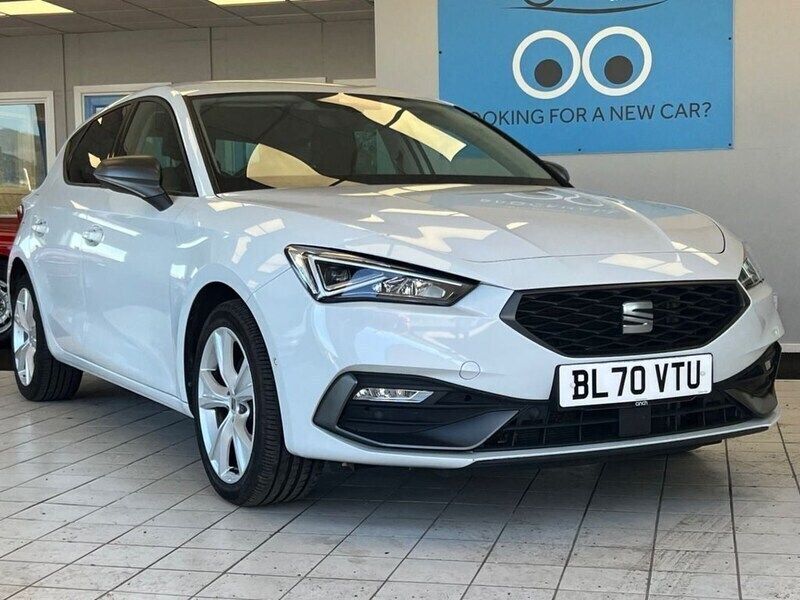 White Used 2020 Seat Leon FR Hatchback | £13,250 (Fair price) - Image 1/3