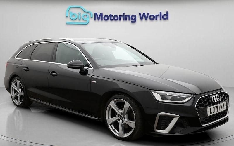 Used Audi A4 S-Line 150 HP (110 kW) 2021 Black Estate