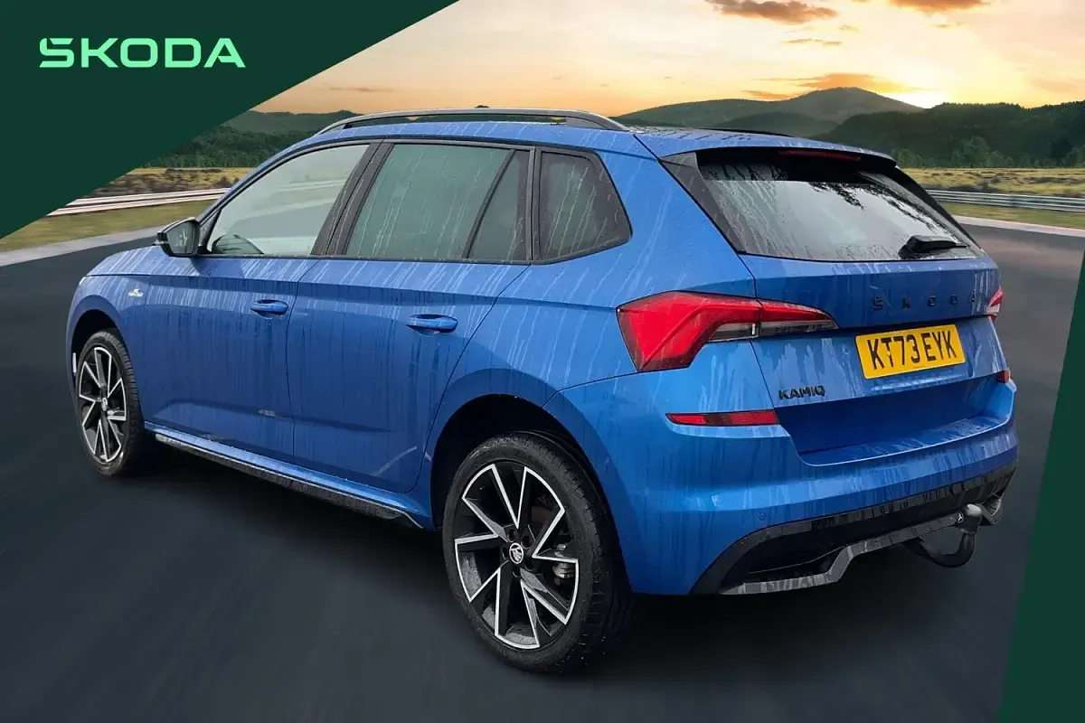 Used Skoda Kamiq Monte Carlo 115 HP (84 kW) 2024 Blue SUV