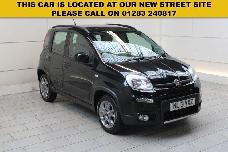 Black Used 2013 Fiat Panda 4x4 Hatchback | £4,650 (Good price) - Image 1/4
