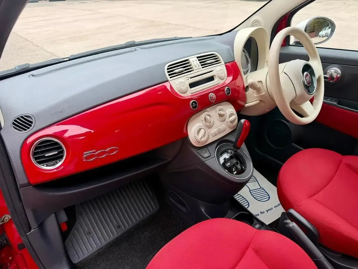 Used Fiat 500 69 HP (50 kW) 2013 Red Hatchback