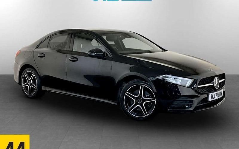 Black Used 2021 Mercedes A250 AMG line Sedan | £14,295 (Good price) - Image 1/2