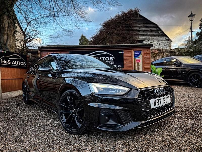 Black Used 2022 Audi A5 Sportback S-Line Hatchback | £23,850 (Good price) - Image 1/4