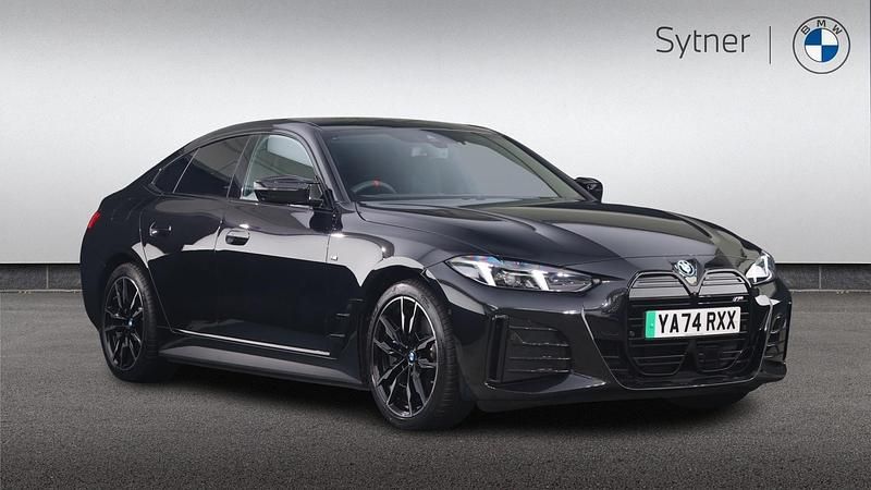 Black Used 2025 BMW i4 Comfort Edition Sedan | £48,500 (Good price) - Image 1/4