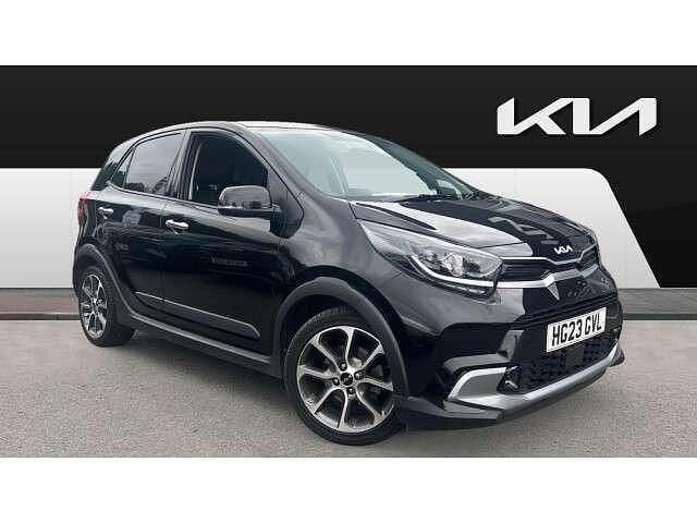 Black Used 2023 Kia Picanto X-Line Hatchback | £15,846 (Fair price) - Image 1/4