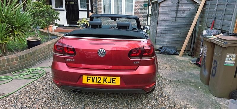 Used VW Golf Cabriolet GT 160 HP (117 kW) 2012 Red Cabriolet