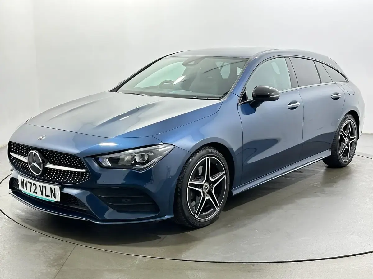 Used Mercedes CLA200 Shooting Brake AMG line 2022 Blue Estate