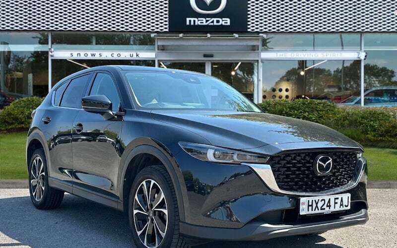 Jet black Used 2023 Mazda CX-5 Exclusive-Line SUV | £24,733 (Fair price) - Image 1/4