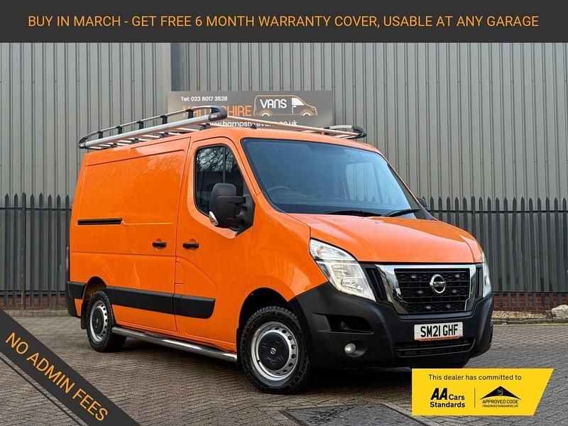 Used Nissan NV400 Acenta 135 HP (99 kW) 2021 Orange Van