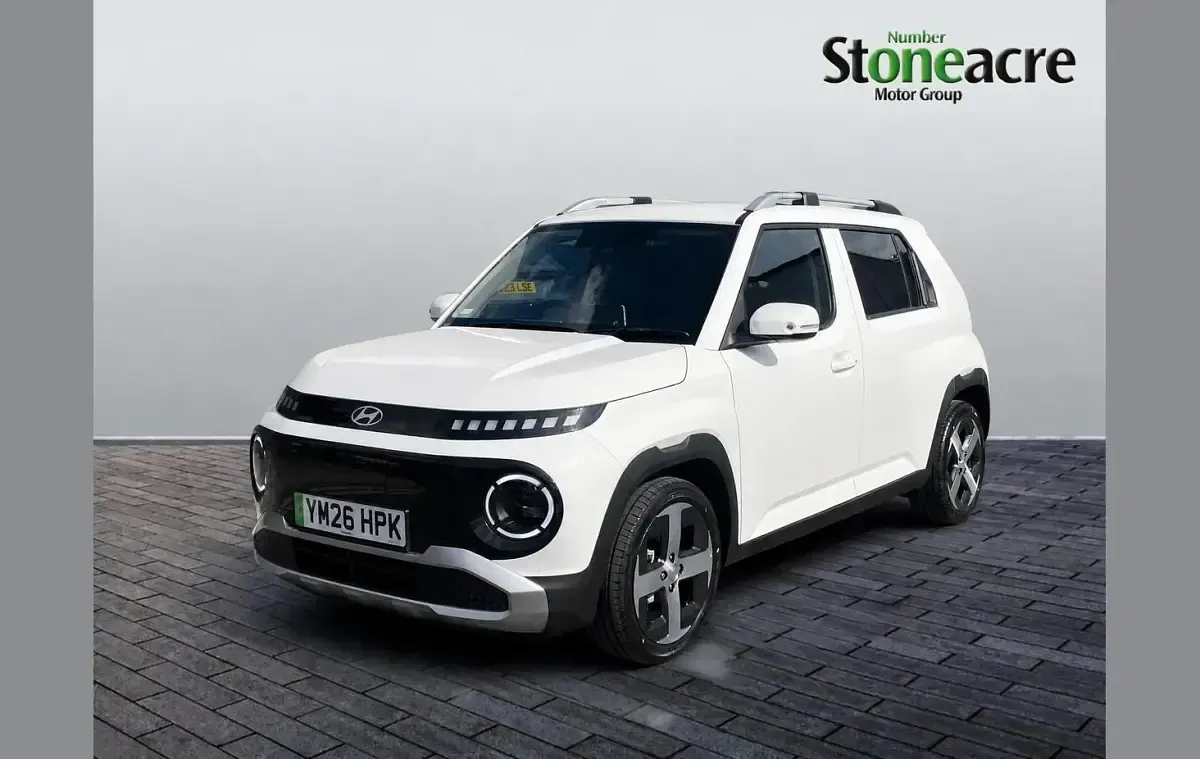 New Hyundai Inster 85 kW (116 HP) 2026 White Hatchback
