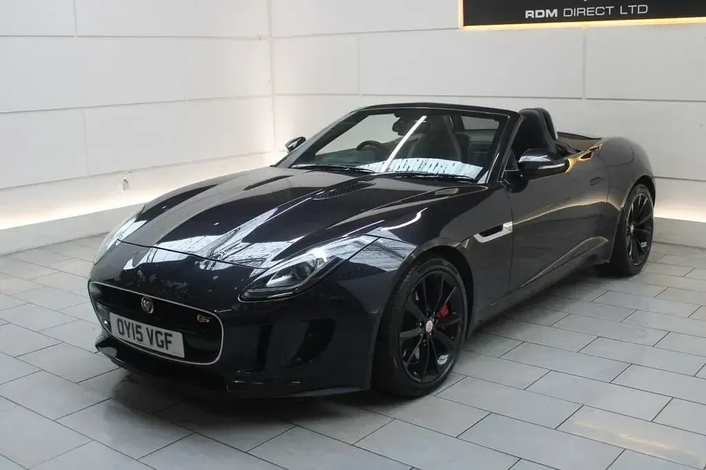 Used Jaguar F-Type S 380 HP (279 kW) 2015 Black Cabriolet