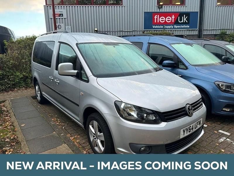 Silver Used 2014 VW Caddy Maxi Life Life MPV | £12,945 (Expensive) - Image 1/1