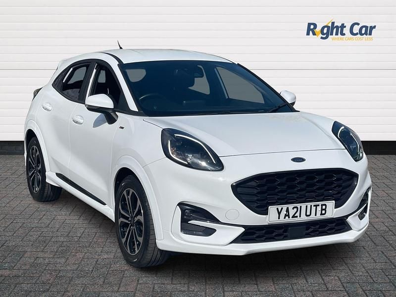 White Used 2021 Ford Puma Gen-E ST-Line SUV | £14,999 (Fair price) - Image 1/4