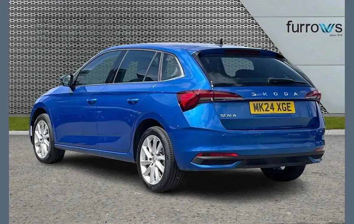 Used Skoda Scala SE L 113 HP (83 kW) 2024 Blue Hatchback