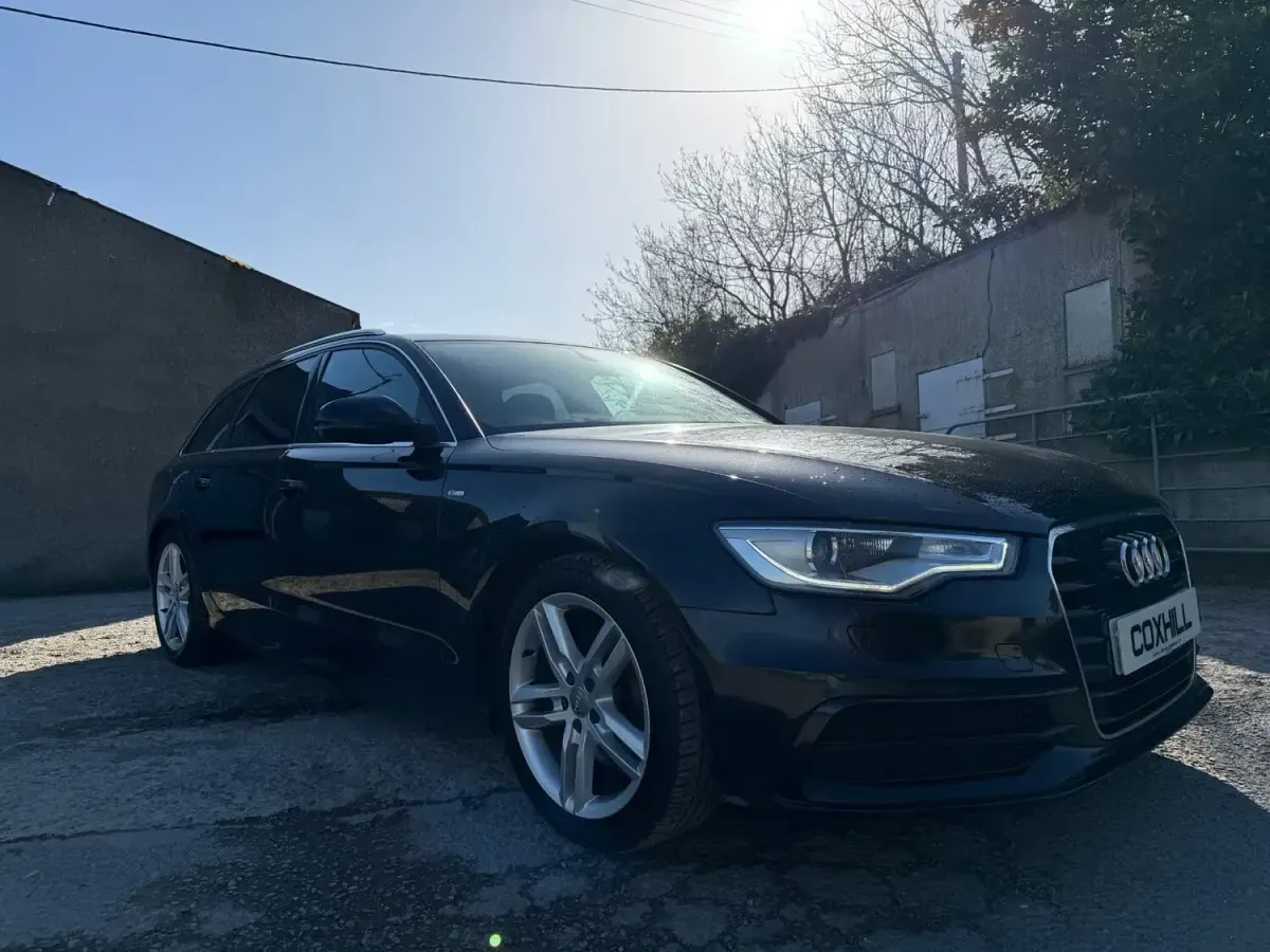 Used Audi A6 S-Line 190 HP (139 kW) 2014 Black Estate