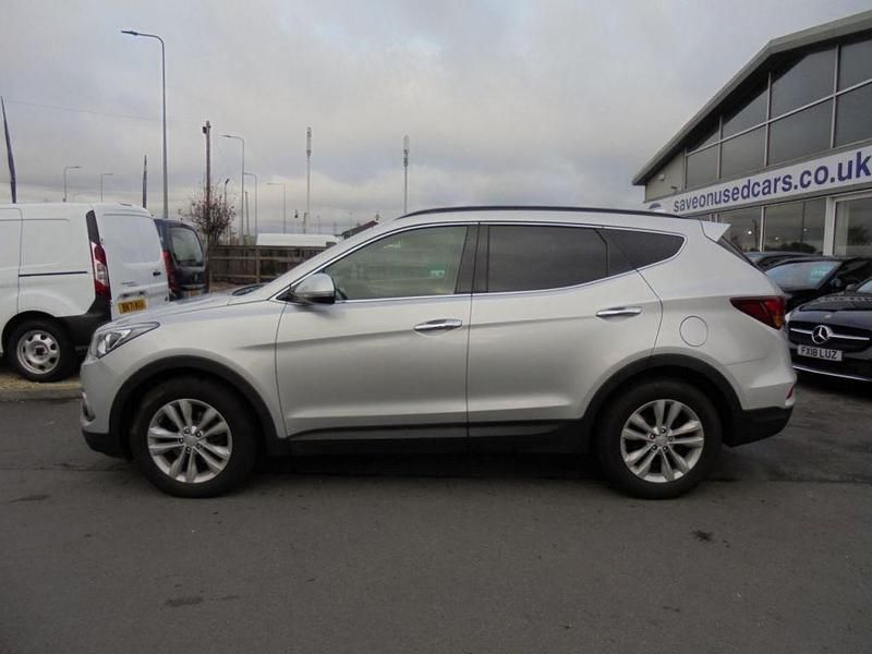 Silver Used 2016 Hyundai Santa Fe Premium SUV | £8,694 (Good price) - Image 1/4