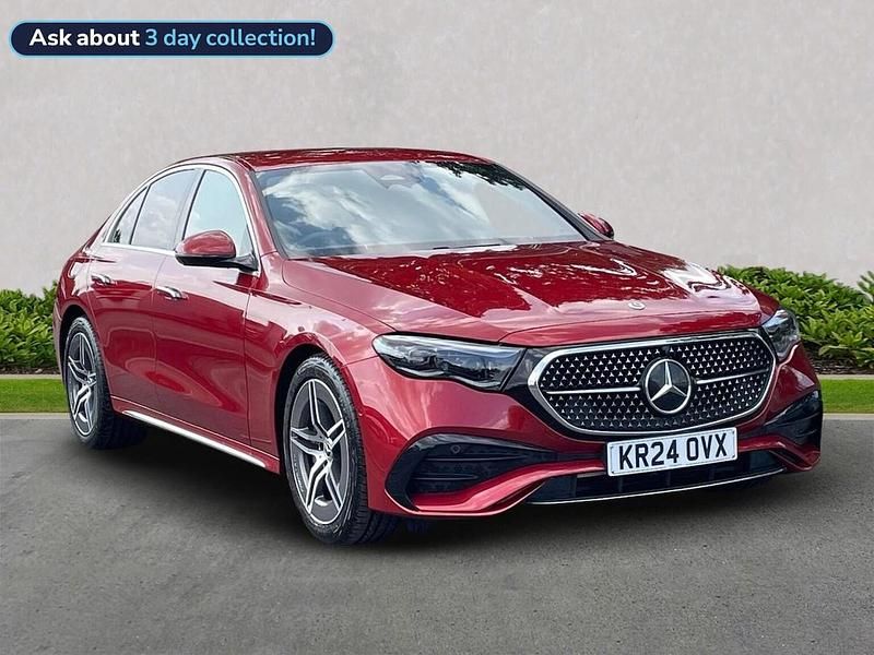 Red Used 2024 Mercedes E220 Advanced Sedan | £44,699 - Image 1/4