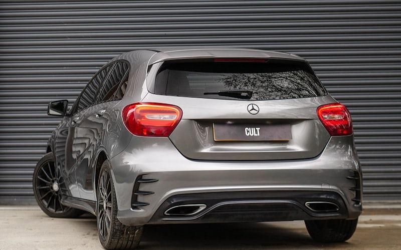 Used Mercedes A200 AMG line 156 HP (114 kW) 2017 Grey Hatchback