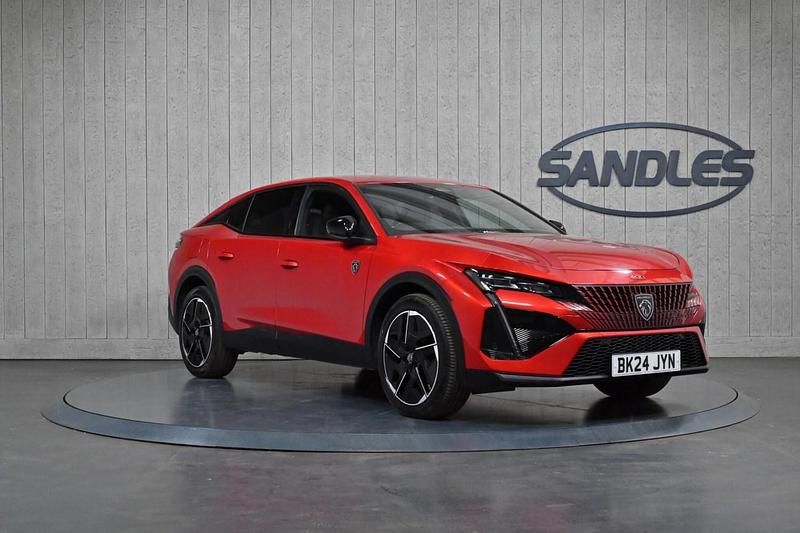 Red Used 2024 Peugeot 408 GTi Sedan | £18,299 (Fair price) - Image 1/4